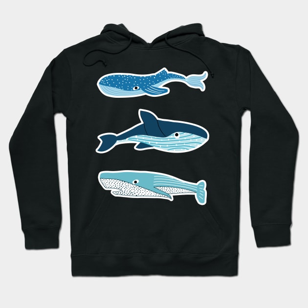 Three Whales Hoodie by yumiyoshi4